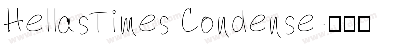 HellasTimes Condense字体转换